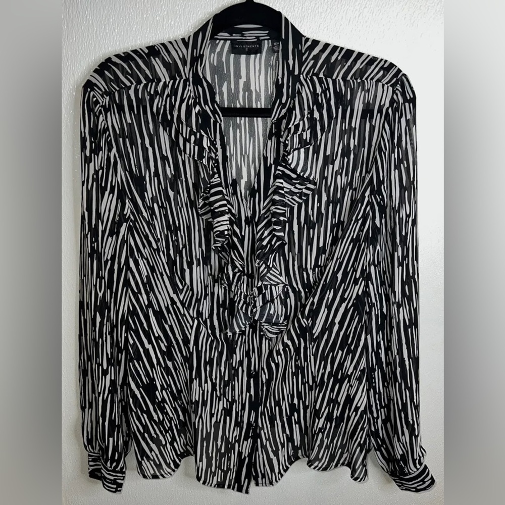 Investments Blouse 16 W New Without Tags.